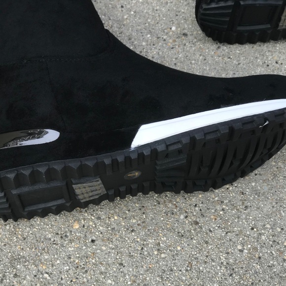 Italina Black Festival Tall Platform Sneaker boot - Picture 6 of 7